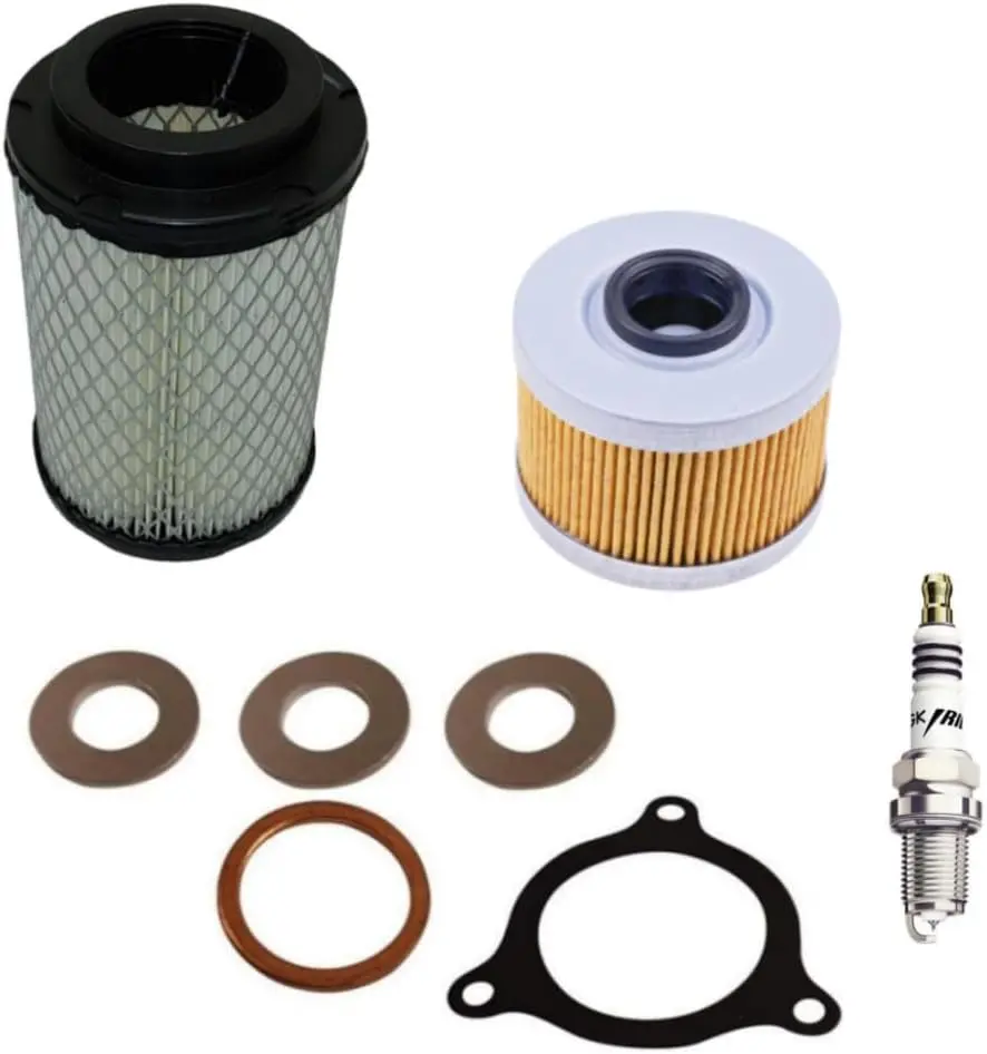 Oil Filter Kit Upgrade Oil Filter Kit For Royal Enfield Himalayan 410 EZ Scram 411 With spark plug & Gasket & Crush Washers 574158/A
