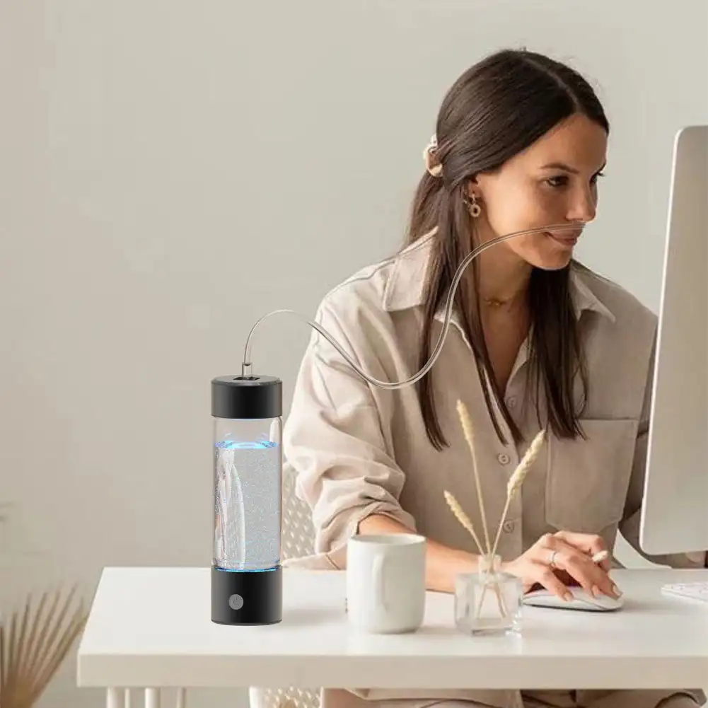 Hydrogen-Rich Water Cup Portable Electric Hydrogen Rich Water Generator Bottle Titanium Quality Filter Healthcare Cup USB