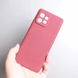 Custodia Ultra-Sottile Matte Sandstone con Protezione per Fotocamera e Bumper in Silicone TPU