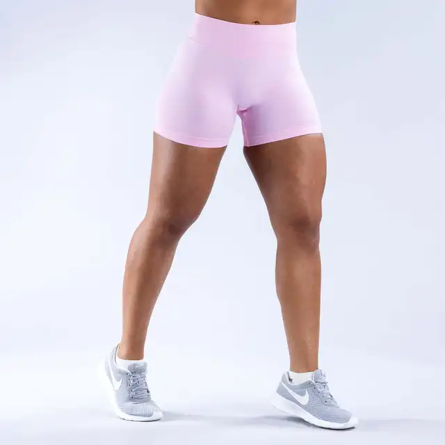 Pantalones cortos de Yoga sin costuras para mujer, mallas cómodas a prueba de sentadillas, realce de glúteos, Fitness, gimnasio - Imagen 4
