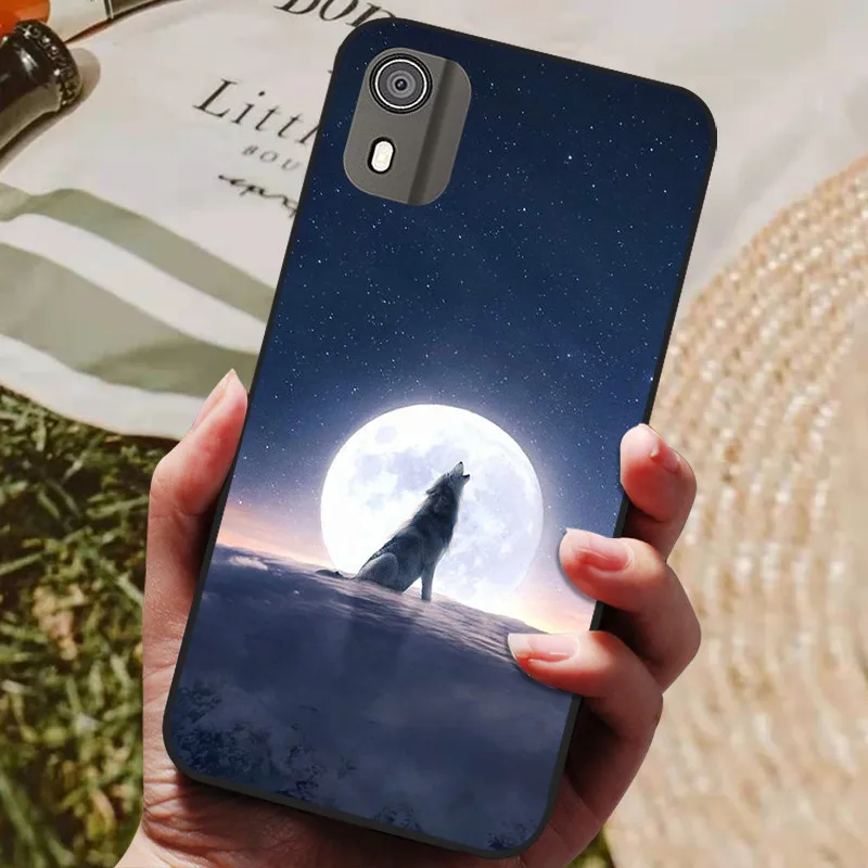 Sleek Black Silicone Phone Case with TPU Bumper