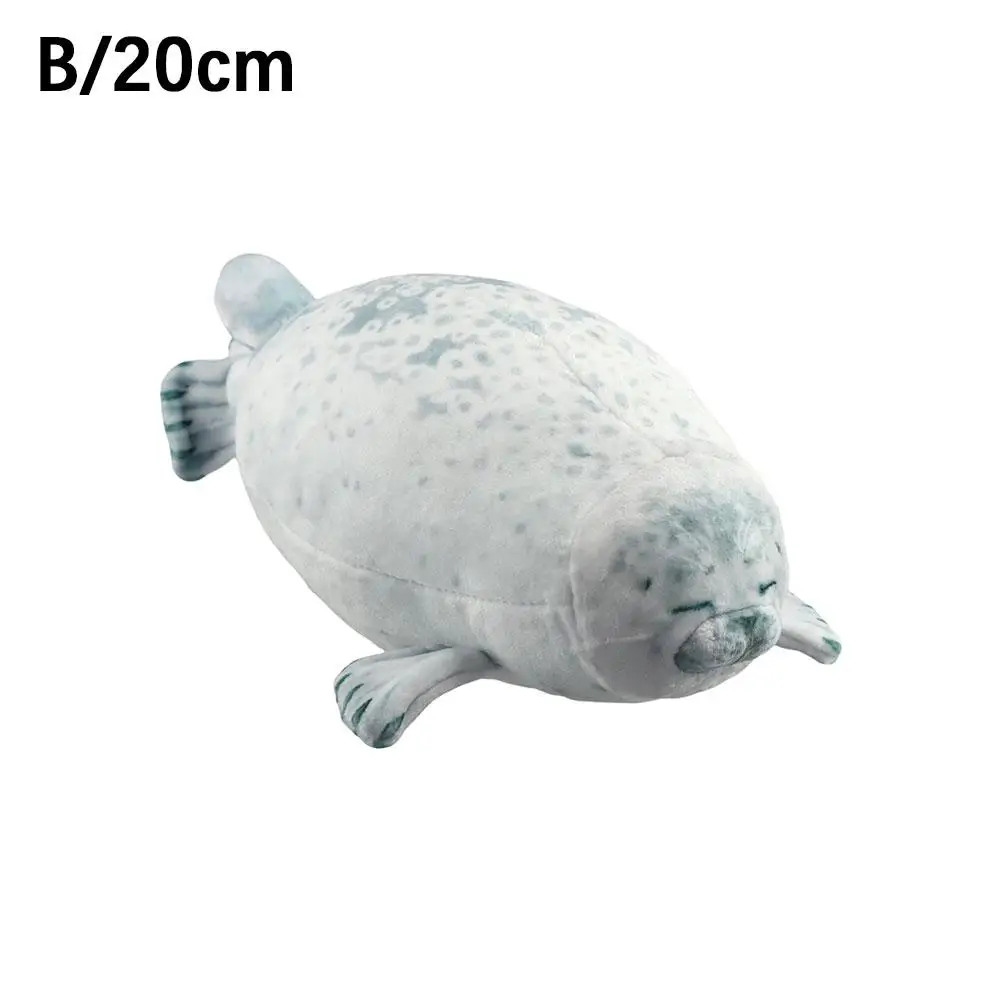 thumbnail image 1 of Foca gorda de peluche de 20 cm, juguete de foca de peluche, foca guatona, muñeco de peluche suave, almohada para dormir, bonito muñeco de león marino, regalo, 1 of 5