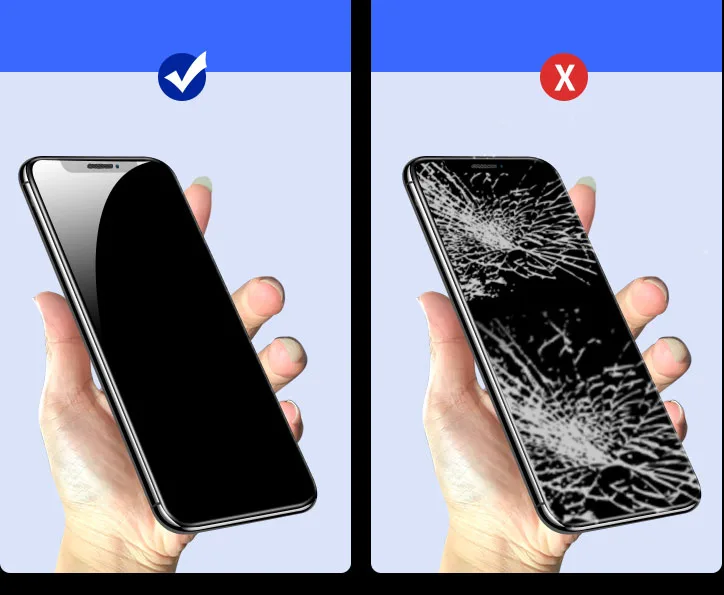 Universal 9H Tempered Glass Screen Protector with HD Black Edge Full Coverage