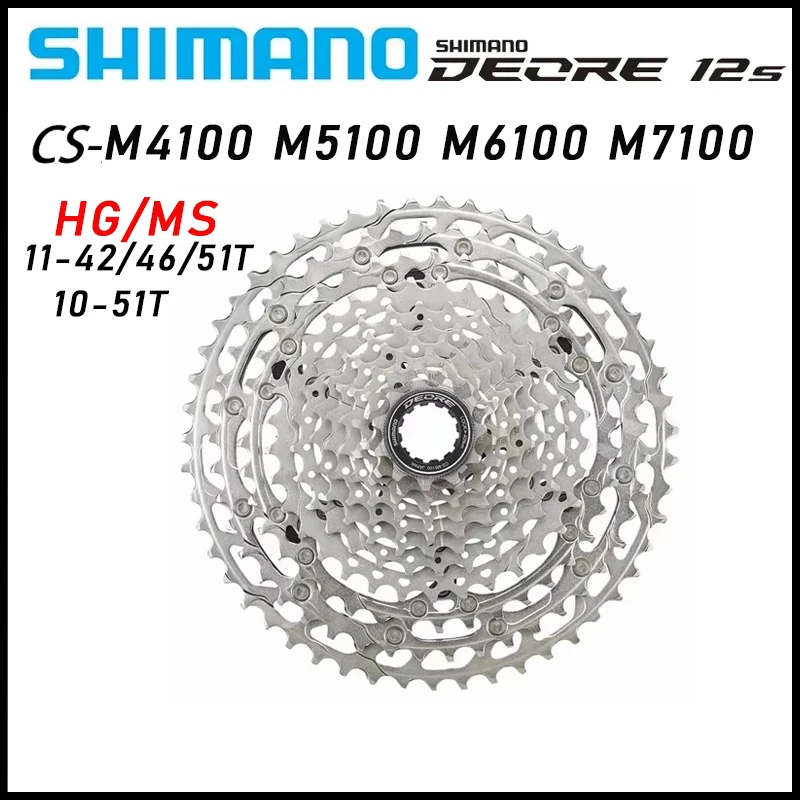 Shimano Deore Slx M4100 M5100 M6100 M7100 10 11 12 Velocità Mountain Bike Volano 12V Variabile Micro Spline Cassetta Mtb Volano