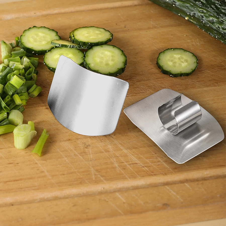 Stainless steel finger protector Cutting meat and vegetables finger safety fingerboard multi-functional kitchen tool accessories Kitchen