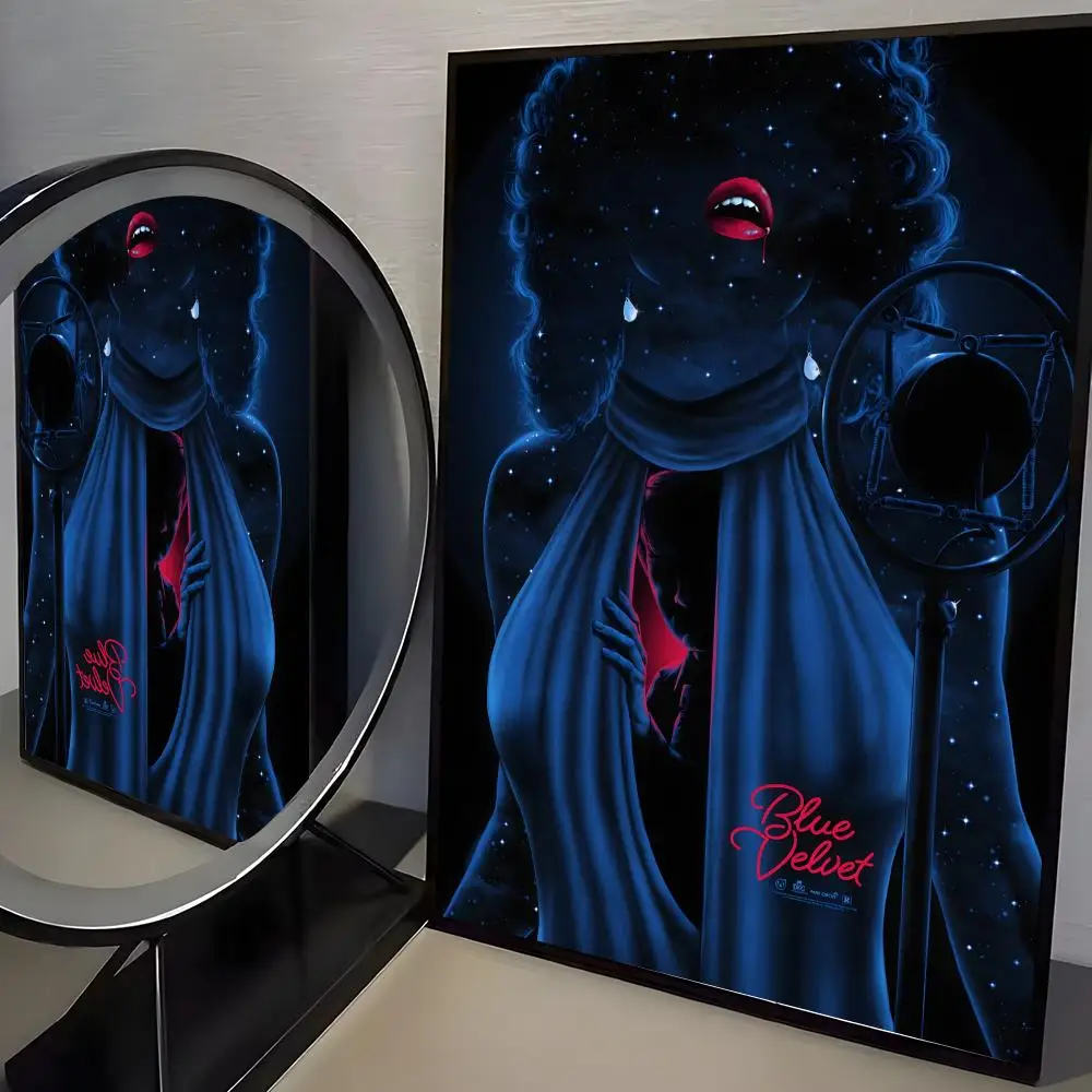 Premium Blue Velvet Movie Poster - HD Self-Adhesive Wall Decor for Home, Office, Dorm, and Bedroom - Perfect Gift Option