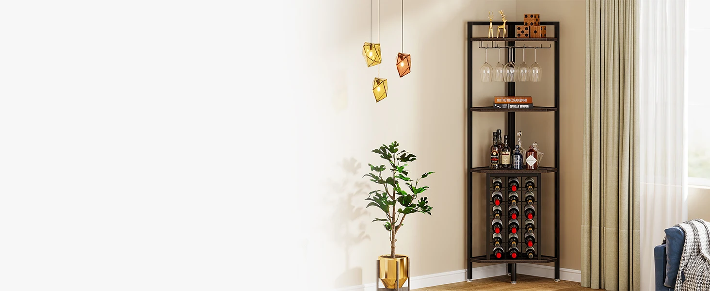 Corner Wine Rack