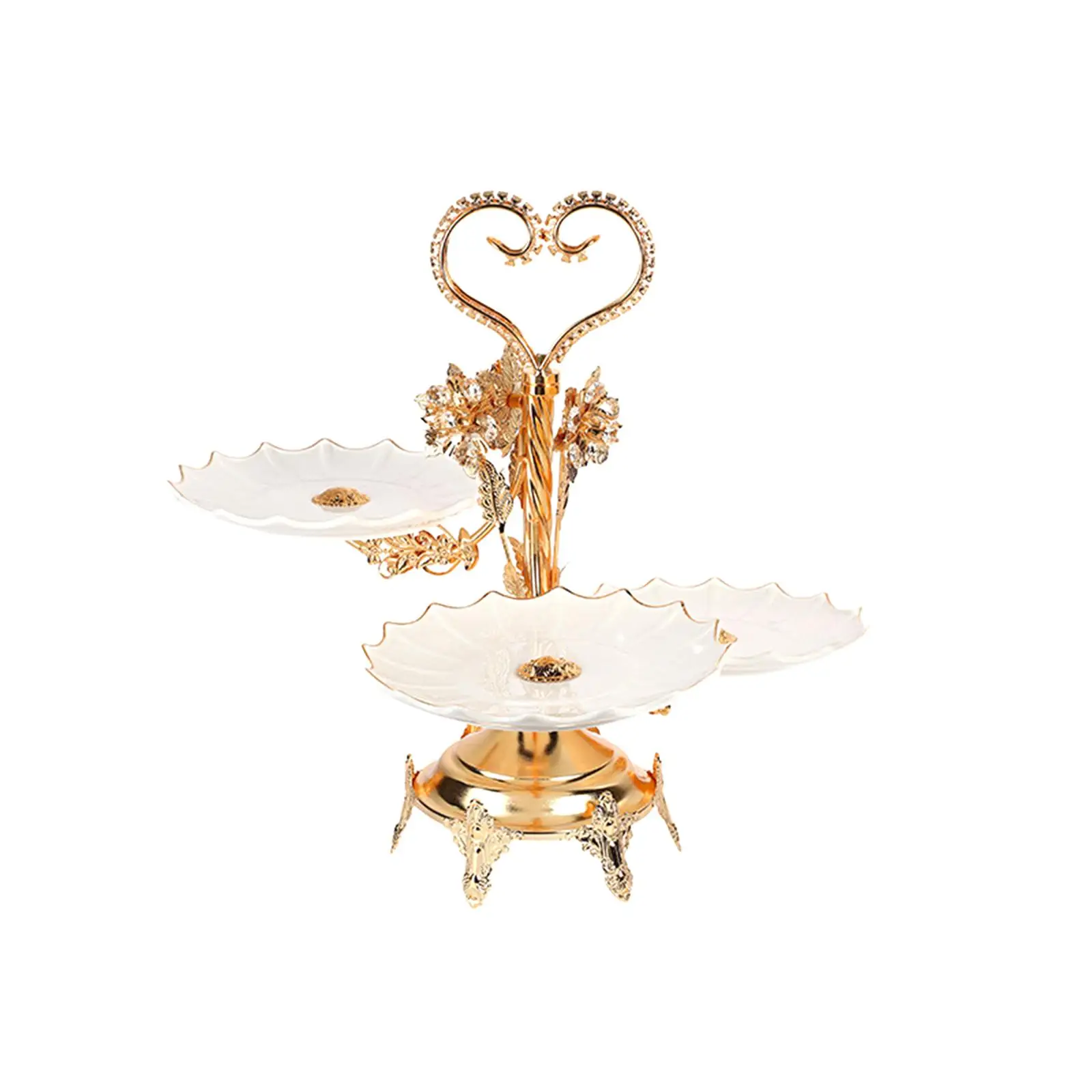 

Fruit Plate European Style Tiered Cupcake Stand for Fruit Dessert Wedding