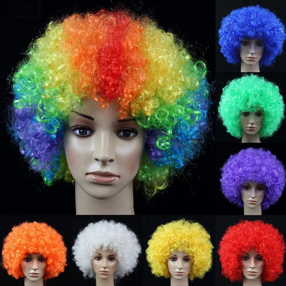 Clown Wig Cosplay Hair for Halloween Christmas New Year