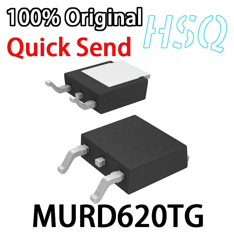 5 шт., U620TG MURD620TG, новый патч Spot TO-252, 200 в, 6 А, Диод сверхбыстрого восстановления