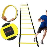 Kit d'entraînement à la vitesse et à l'agilité, comprenant 1 parapluie de résistance, 1 échelle d'agilité, 5 obstacles réglables, 24 cônes de signalisation, 4 piquets de sol 6