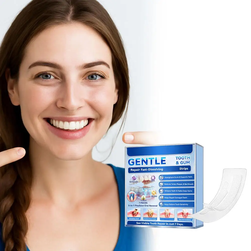 Strisce Sbiancanti per Denti Risultati Rapidi Protezione e Alito Fresco Sicure per lo Smalto Senza Sensibilità Rimuovono Macchie di Caffè, Vino e Fumo - immagine 2