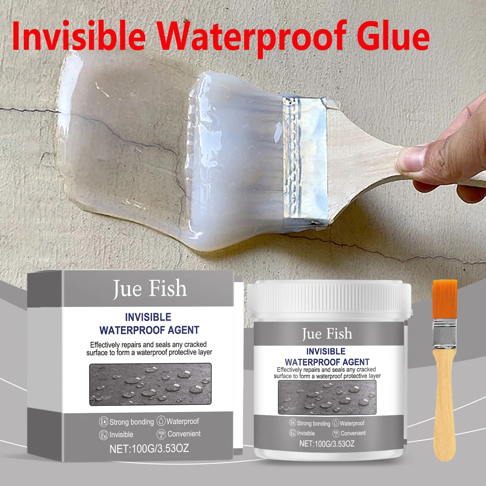 Waterproof Transparent Sealant Coating Insulating Glue For Roof Leakage Crack Seepage Repair Tools