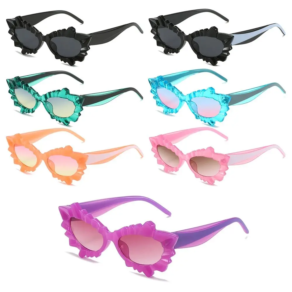 TrendingEyewearGradientFunnyUniqueShadesIrregularSunGlasses