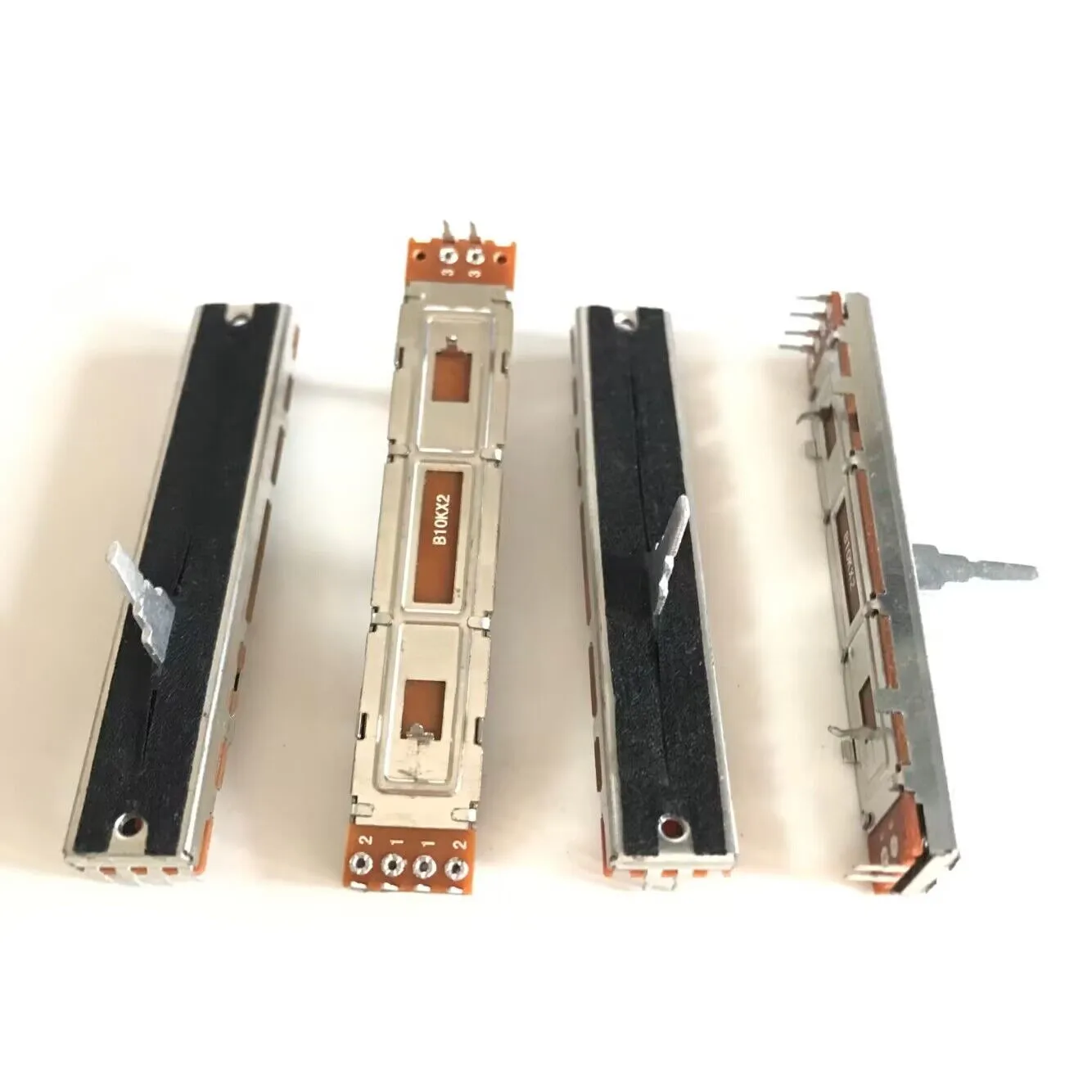 10pcs Length 88mm Mixer Slide Potentiometer Straight Slider B10K B103 10KB / 3 foot Mono Stroke 60mm FADER