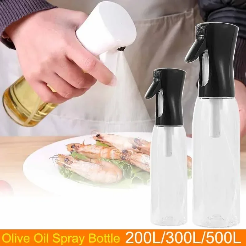 200/300/500ML Oil Spray Bottle Kitchen Tool Cooking Olive Oil Dispenser Camping BBQ Baking Vinegar Soy Sauce Sprayer