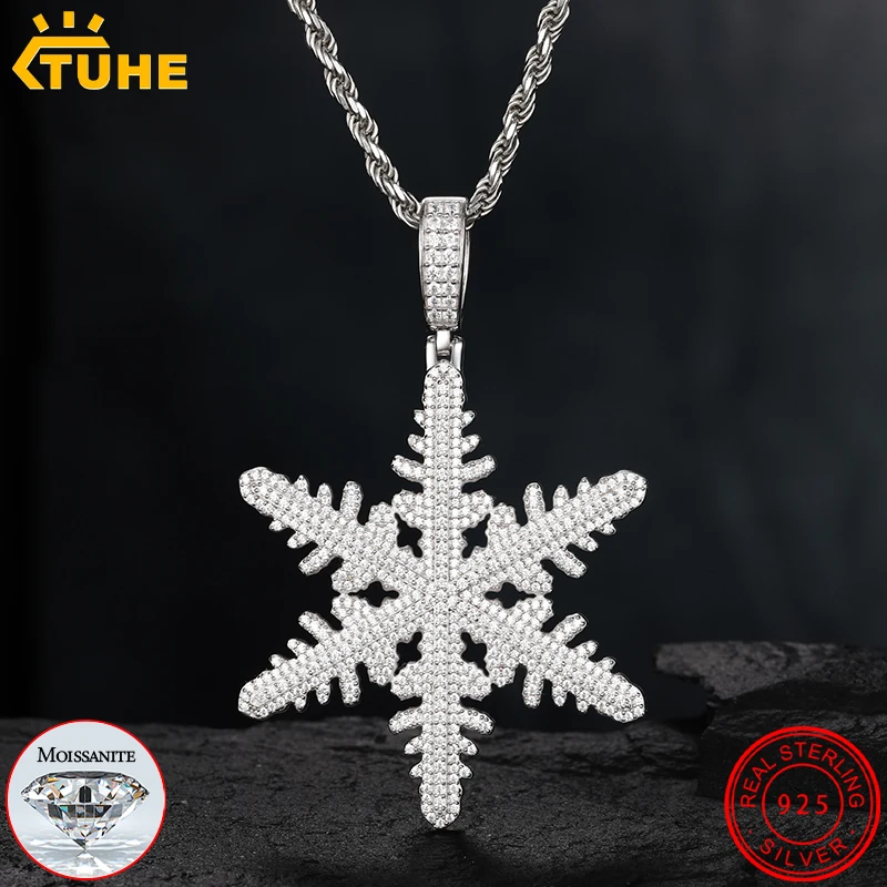 

Цепочка унисекс из серебра 925 пробы, с муассанитом