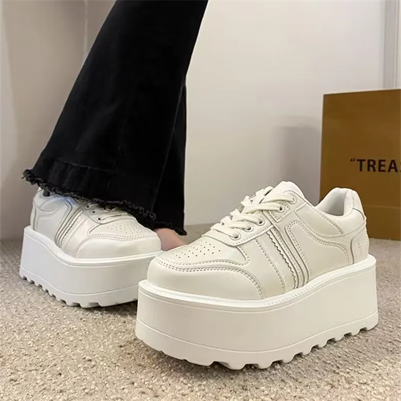 Women Sneakers Fashion Shoes Spring Trend Casual Flats Female Fashion Comfort White Vulcanized Platform Shoes Zapatos De Mujer 2