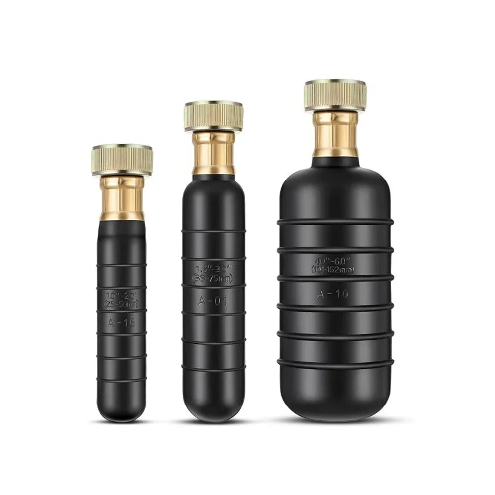 3pcs Drain Bladder Kit Drain Rubber Bladders Unclogger Pipes Cleaning With Water Power For Bathroom Sinks Showers Pools