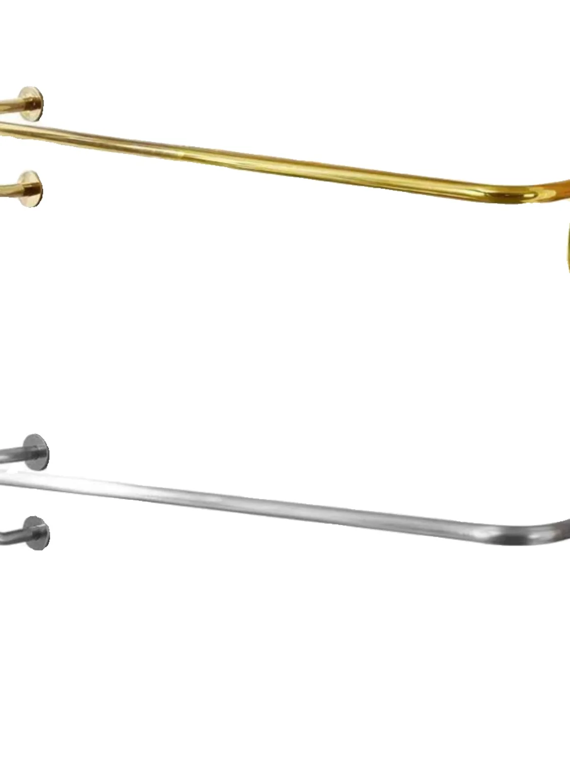 Wall-Mounted Multi-Layer Clothes Display Ra Side Hanging Laundry Drng Rod Home Use Fixed Wall Clothes Hanger