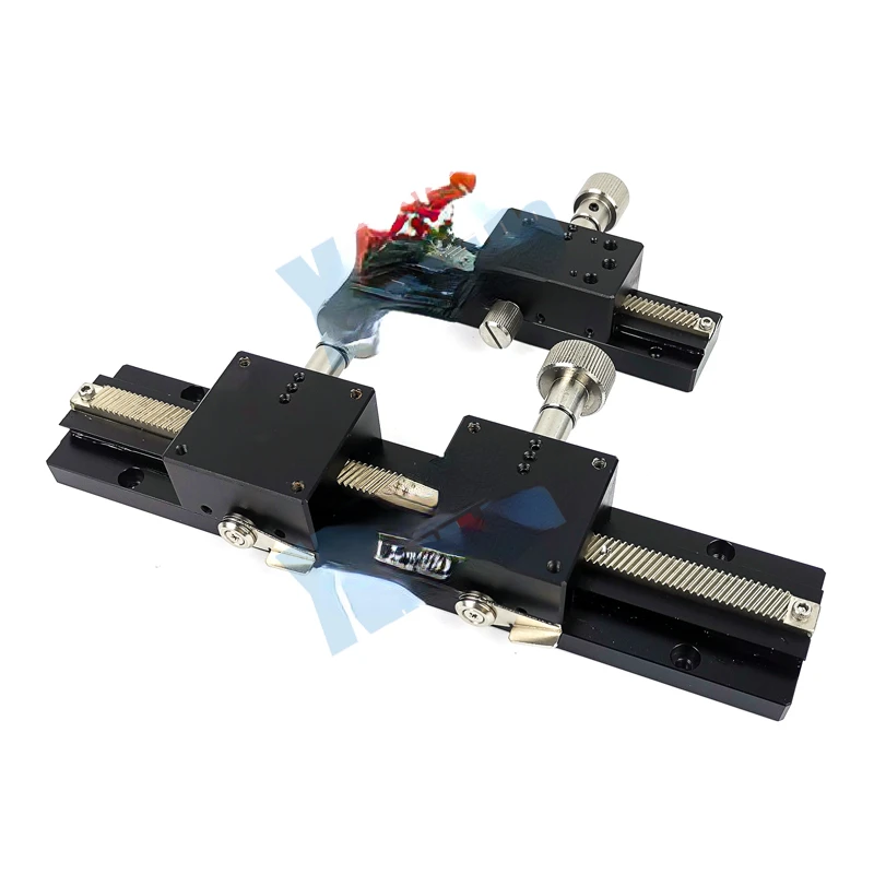 

Long Stroke Dovetail Groove Gear Rack Sliding Table LWX40-L150 Manual Precision Displacement Spinner Rack