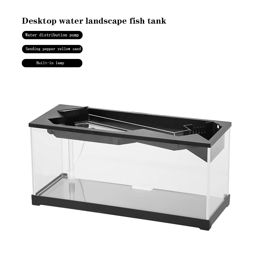 Acrylic Fish Tank with Light & Pump 4