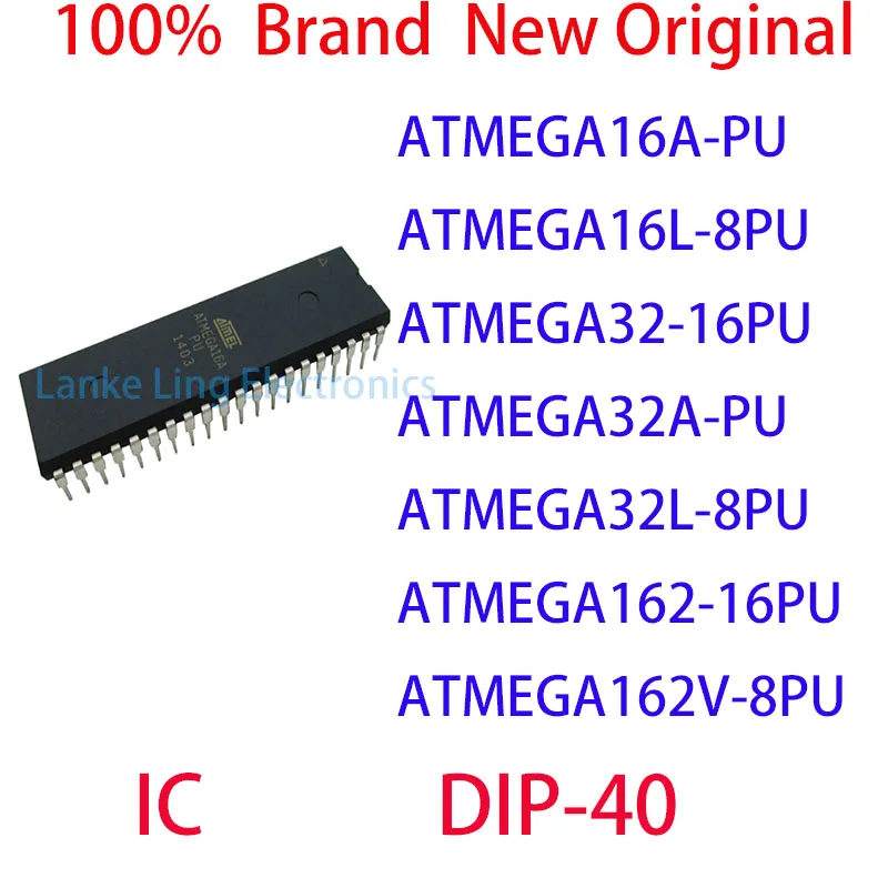 Microcontrollore ATMEGA16A-PU DIP40: 2 Pezzi, ATMEGA16 AVR, 16A-PU, DIP-40, Ideale Per Progetti Elettronici