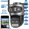 BESDER 16MP Wifi Camera IP PTZ Three Screen 180° Wide Angle Auto Tracking 10X Digital Zoom 20MP Security Protection O-Kam Pro 1