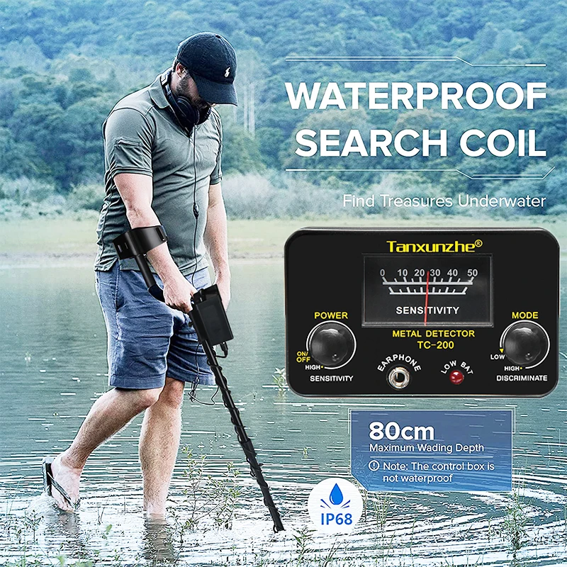 Metal Detector Underground depth Detector Adjustable Tracker Metal Detector Treasure Hunter Gold Digger accurate locating TC