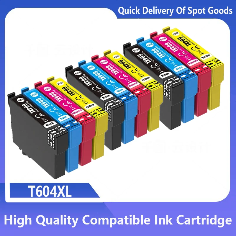 

604XL T604XL Compatible For Epson T604 604 Ink Cartridge for Epson XP-2200 2205 3200 3205 4200 4205 WF-2910 2935 2930 Printer