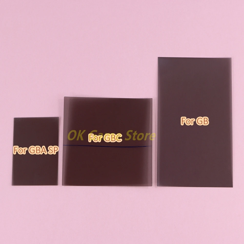 

100pcs Polarizer Film Sheet For Gamboy GB GBA SP Highlight GBC GBA WSC GBA SP NGPC Polarized Filter Backlit Screen Modify Part