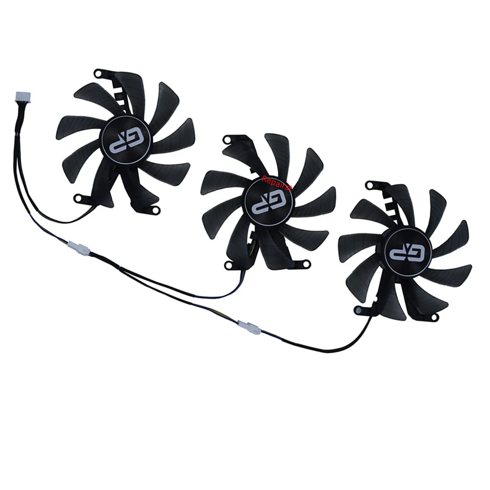 Ventilador de Placa de Vídeo para Mineração Profissional Placas Gráficas Refrigerador Refrigerador para Jieshuo Cmp 90hx Mineiro 10gb Pcs Conjunto T129215su - Imagem 6
