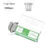 Tools Staples Nails 1000Pcs 12mm/8mm/10mm Brad Nails Door Nail Household Packaging Silver Stapler Steel U Shape 3