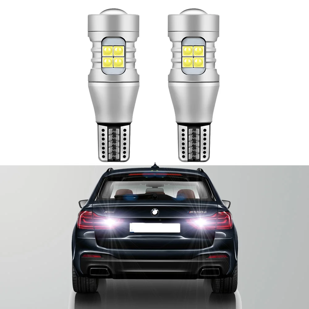 2pcs LED Reverse Light Blub Backup Lamp W16W T15 921 Canbus For BMW 1 3