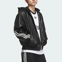 Adidas Originals Veste à capuche sportive en simili cuir pour homme JL7556 2