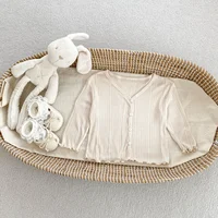 Vêtements de protection solaire pour filles, couleurs unies, légers, respirants, combinaisons climatisées, cardigans d'été à volants, jac 2