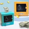 Mini Safe Piggy Deposit Bank Household Banknote Lock Password Money Box Cash Coins Saving Storage Code Case Child Christmas Gift