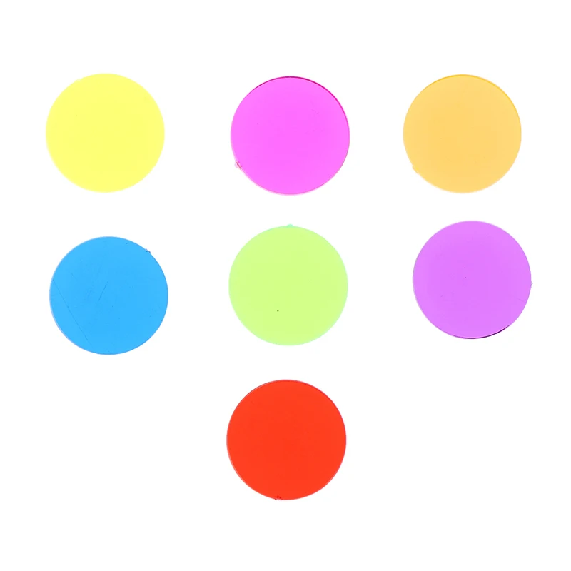 몬테소리 수학 장난감 다채로운 빙고 칩 용품 15mm 교육 학습 자료 어린이용 100/50개