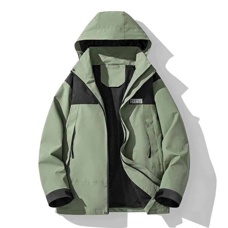 Bike Jacket Men's Motocross Waterproof FOXMTB Cycling Road Bicycle Windbreaker Windproof Downhill MTB Raincoat Jaqueta Masculina