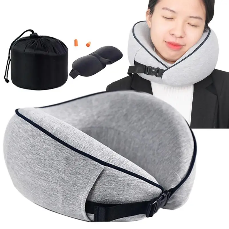 Cuscino Da Viaggio A Forma Di U Memory Foam A Forma Di U Car Air Flight Office Cuscino Gonfiabile Per Il Collo Cuscino Gonfiabile Ad Aria Automatica S