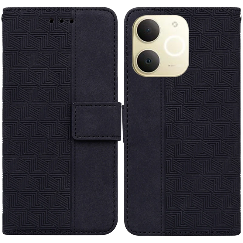 Solid Color Leather Flip Wallet Phone Case