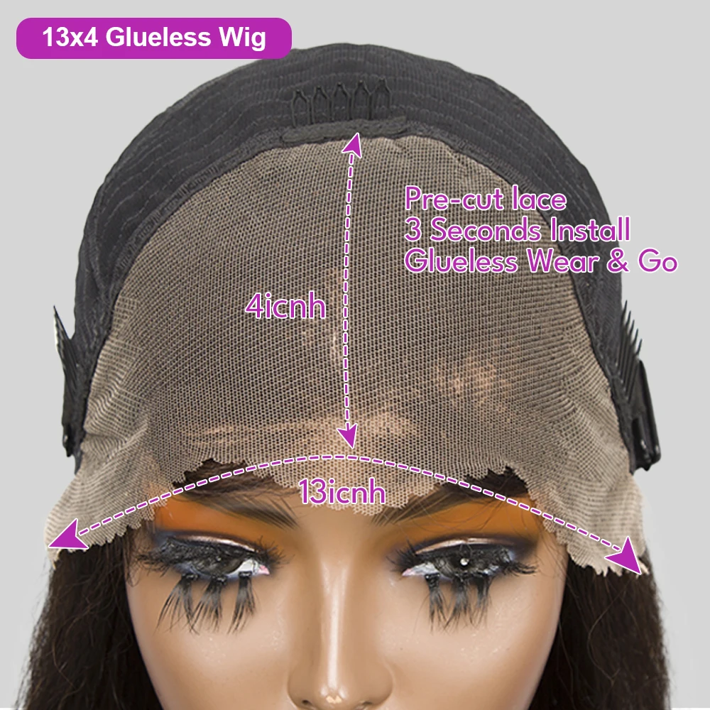 13x4 Glueless Lace Front Straight bob Wig Human Hair bob wig 250% Density 7x5 Frontal Wigs Short Bob Hair Wig For Women 5
