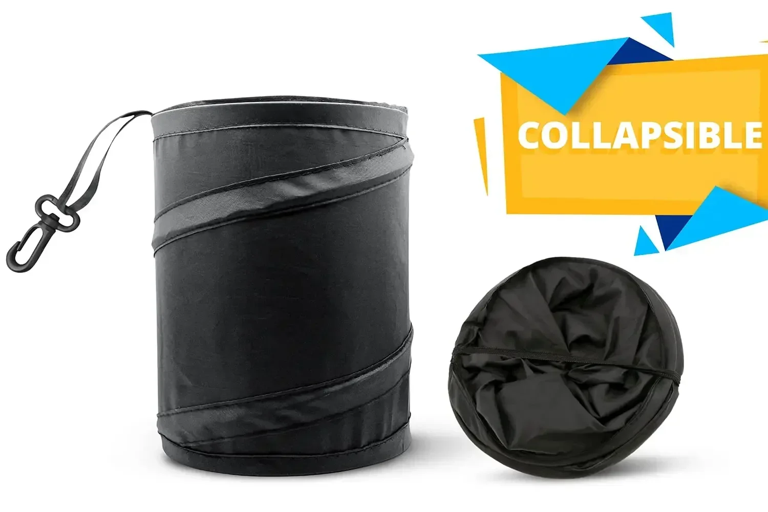Coolinker Car Trash Can Portable Garbage Bin Collapsible Pop-up Water Proof Bag Waste Basket Bin Rubbish Bin 1 Pack car trash can