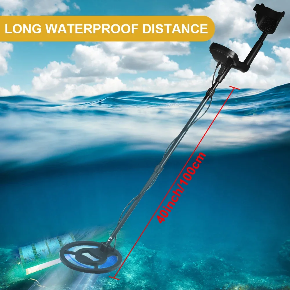 Metal Detector MD830 Metal Detector Underground Depth 2.5m Scanner Search High precision Gold Detector Treasure Hunter Detecting Pinpointer