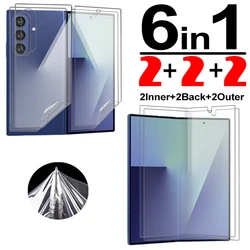 Enhanced Hydrogel Screen Protector - 9 - in - 1 Ultra Durable Film for Front, Back, and Inner Screens (6 in 1 Set)