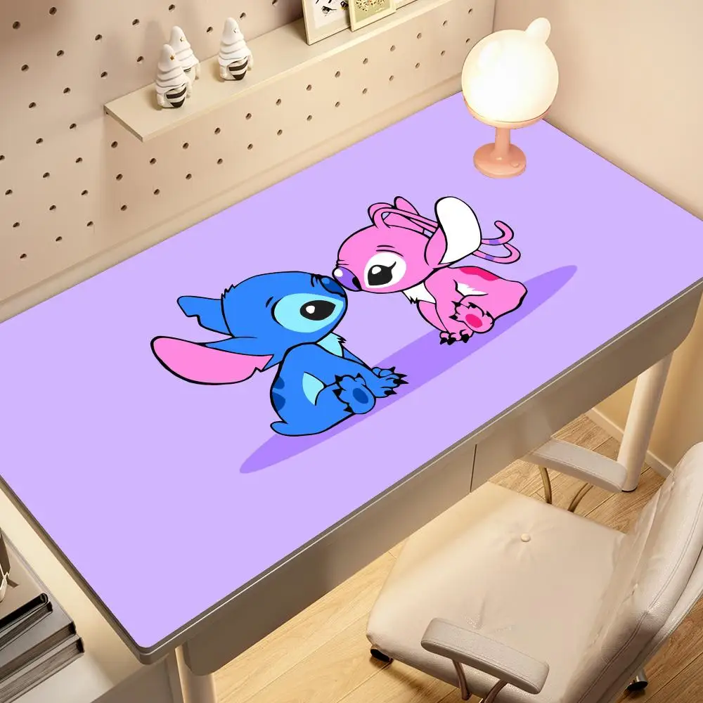 Large Kawaii Stitch Anime Mouse Pad - Non-Slip Gaming Desk Mat
