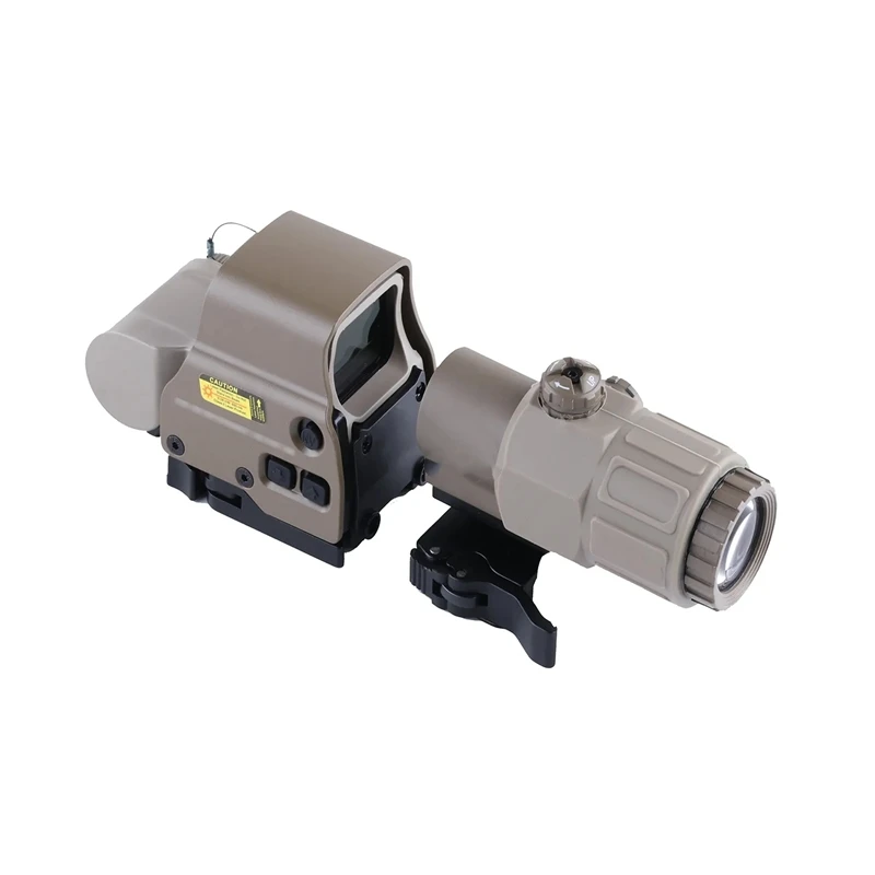 Rifle Scope Mount Tactical Hologram Combination 558+G33 Rifle Sight Optical Sight 3 x Magnifier For Fast Installation Of Side-Turning