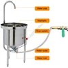 Rice Washing Machine Commercial Automatic Stainless Steel 25KG Large Hydraulic 110V/220V Corn Wheat Cleaning Maker 3