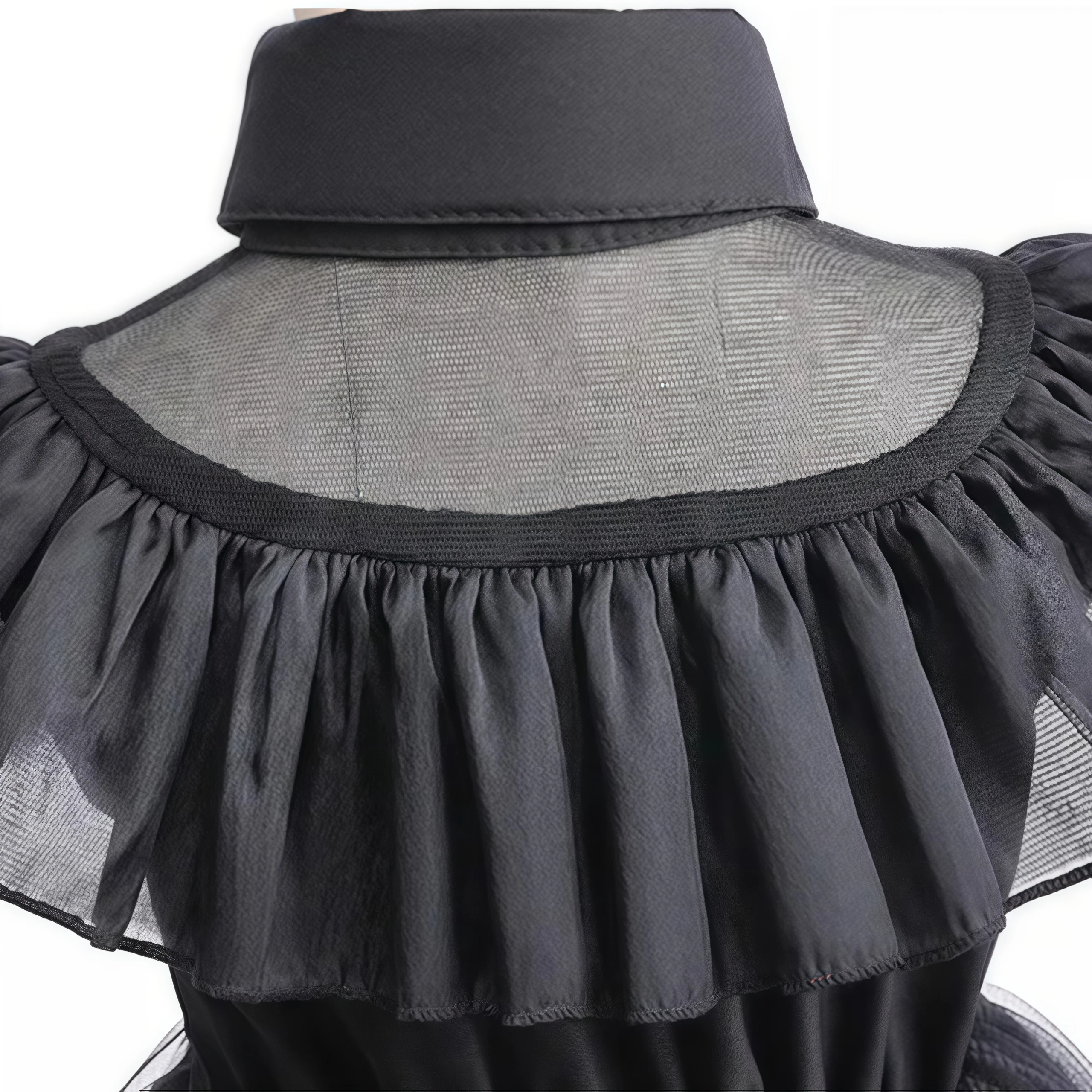 Halloween Cosplay Karneval Mädchen Kostüm Nette Puppe Kragen Kinder Schwarz Gothic Kleid Für Kinder Abendkleid Geburtstag Party Outfits – Detail 7