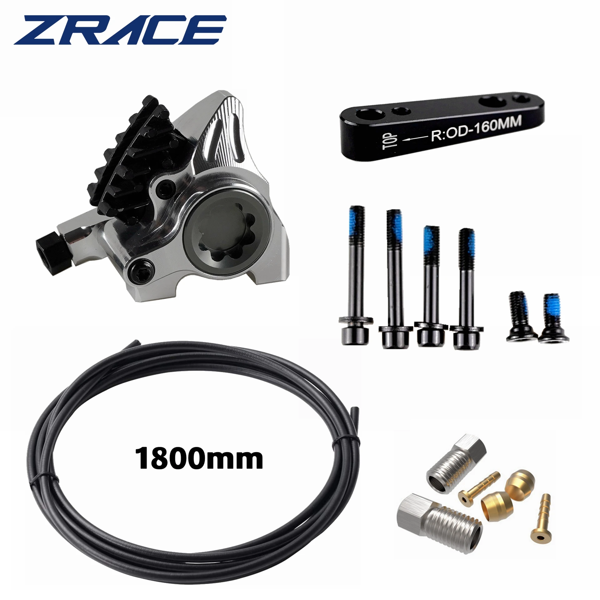 ZRACE XG4 油圧ブレーキキャリパ ZRACE XG4 フラットマウント 4ポッドブレーキキャリパー